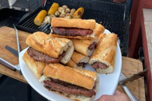 Barbecue in a penthouse in the center of Barcelona with a chef - Choripán Time: Classic BBQ with a Barcelona Twist
