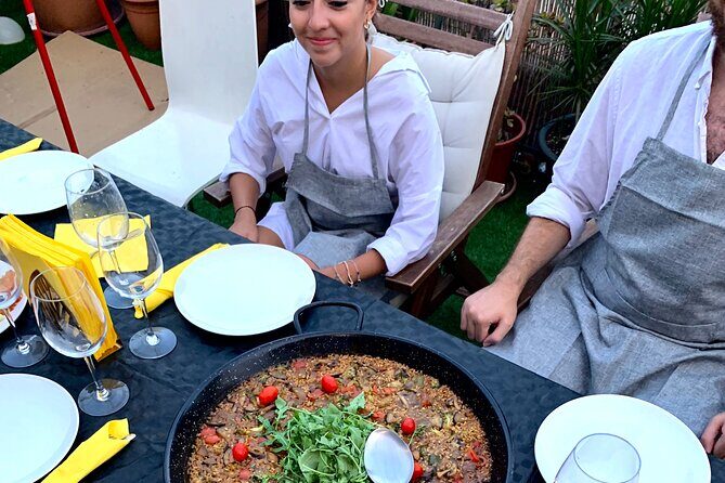 Barcelona Authentic Paella and Sangria Cooking Class - Key highlights