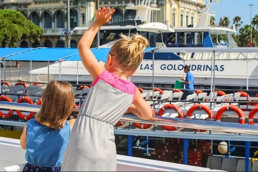 Barcelona: Boat Tour in Las Golondrinas - Where the Boat Leaves: Portal de la Pau Under Colón