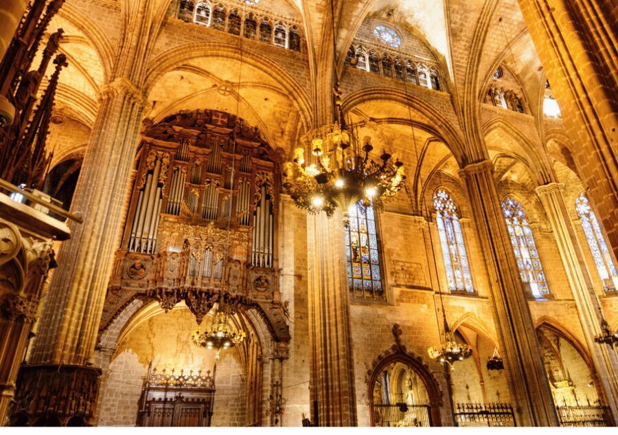 Barcelona Cathedral: Ticket, Guided Tour and VR Experience - The Cloister Courtyard: Where Sculpture and Quiet Actually Work