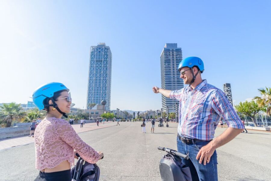 Barcelona: City and Seafront Guided Segway Tour - Parc de la Ciutadella: Plants, Stonework, and Three Specific Stops