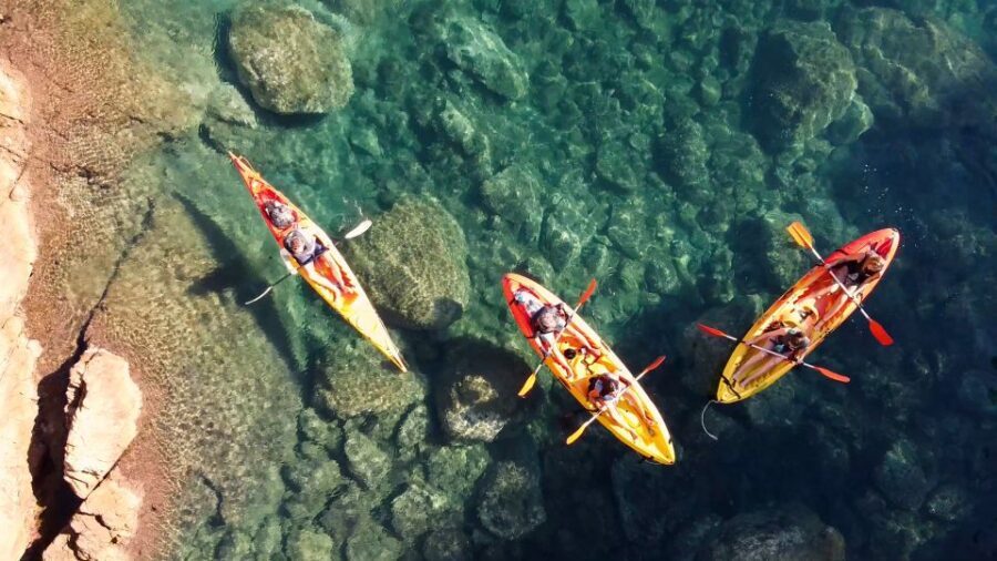 Barcelona: Costa Brava Kayak, Snorkel & Cliff Jump & Lunch - Cliff Jumps: Safe Coaching and the Fun Factor