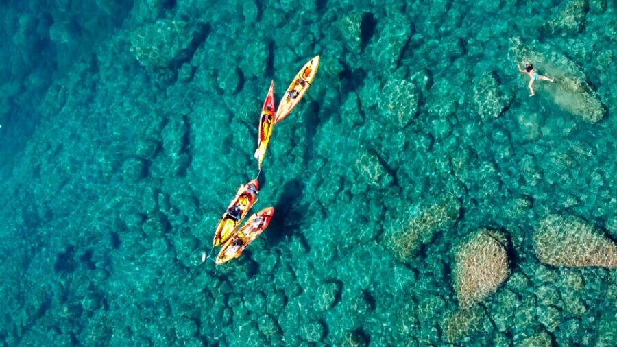 Barcelona: Costa Brava Kayak, Snorkel & Cliff Jump & Lunch - Meeting at La Bohème and the Coach Ride to the Coast
