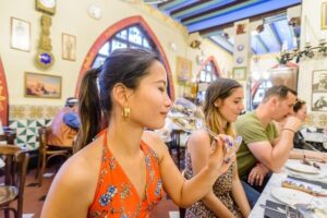 Barcelona E-Bike Small Group Tour with Tapas & Wine Tasting - Born Centre de Cultura i Memòria: history you can walk over