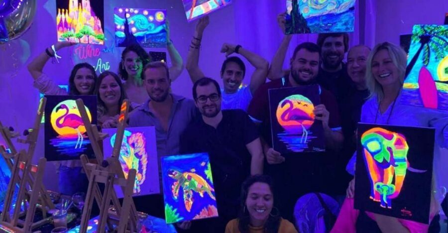 Barcelona: Fluorescent Paint and Wine Workshop - Key Things I’d Plan For
