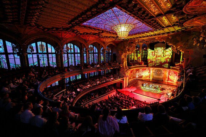 Barcelona Guitar Trio & Dance at the Palau de la Musica - Ticket logistics: exchanging your mobile voucher for entry