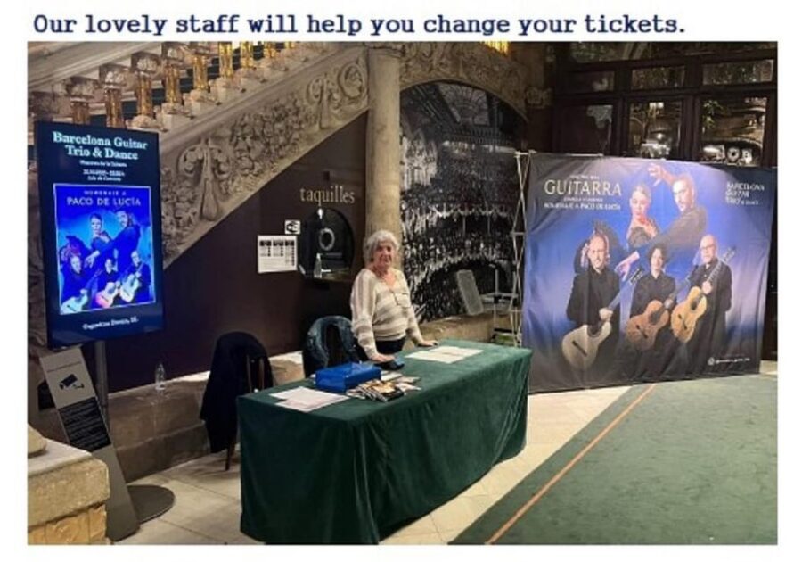 Barcelona: Guitar Trio & Dance @ Palau de la Música - What’s included, and what costs extra
