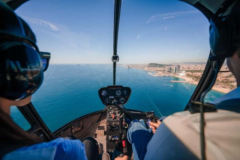Barcelona: Helicopter Flight over Barcelona's Coastline - Old Town and medieval walls: the view that makes you understand the city