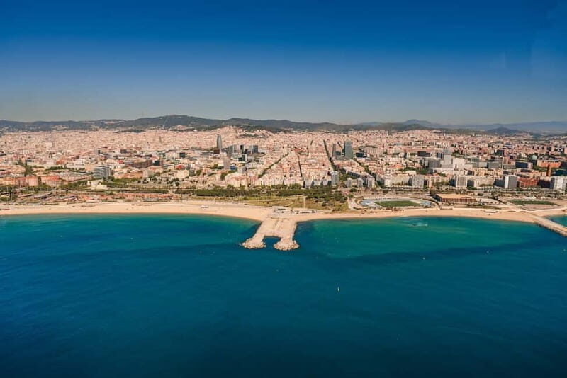 Barcelona: Helicopter Flight over Barcelona's Coastline - Port Forum, the Olympic Port, and the Barcelona shoreline you didn’t expect