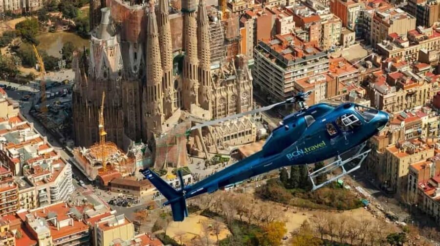 Barcelona: Helicopter Tour - Port Vell, Barceloneta, and the sea: where the city’s shape becomes obvious