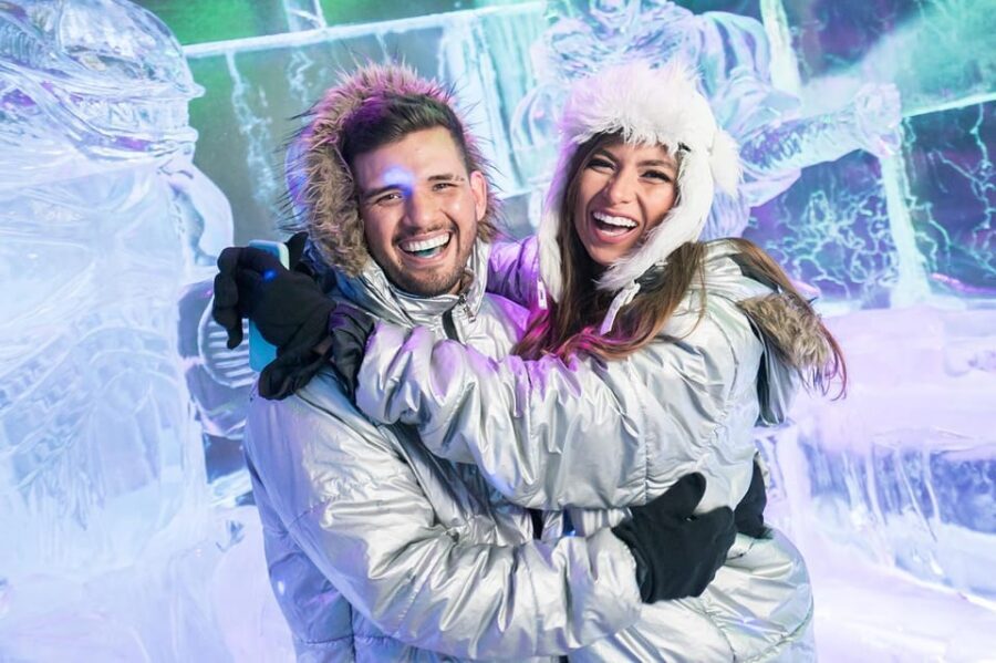 Barcelona: Ice Bar and Terrace Drinks Romantic Package - A colder-than-it-looks ice bar, then beachside Cava