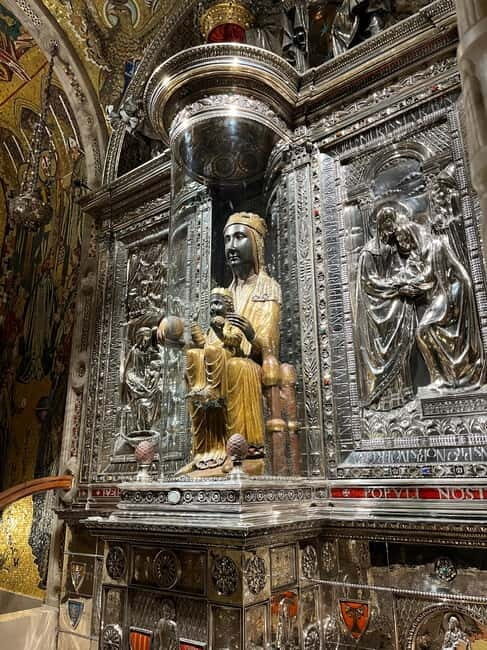 Barcelona: Montserrat Early Trip — Cable Car, Abbey & Hike - Abbey and Throne of the Black Madonna, before the lines form