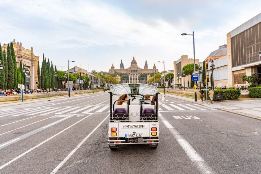 Barcelona: Private City Tour by Eco Tuk Tuk - Sagrada Familia without ticket stress: the exterior photo stop that frames your trip