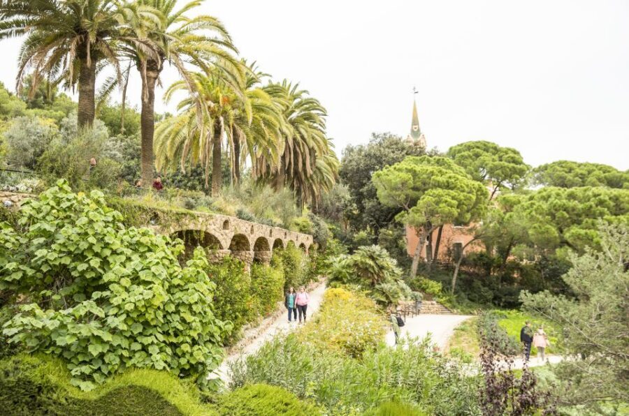 Barcelona: Sagrada Familia with Towers and Park Güell Tour - Sagrada Familia Basilica: 70-Meter Vaults, Trencadís, and the Museum