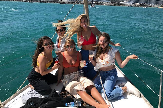 Barcelona Sailing: Light Snacks & Open Bar with Private Option - Open bar and light snacks: More than a gimmick, but not a full meal