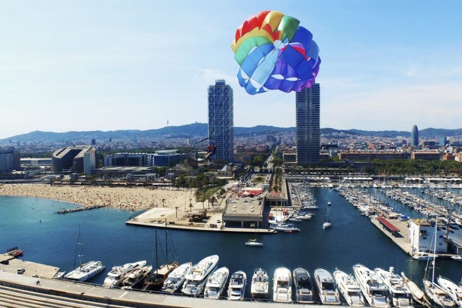 Barcelona: Small-Group Parasailing Experience - 12 Minutes Aloft: 150 Meters High with 360-Degree Sightlines