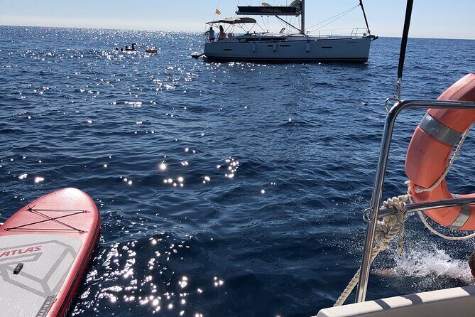 Barcelona Small Group Sailing with Snacks and Cava - Hotel W Barcelona and the Sail Hotel Look