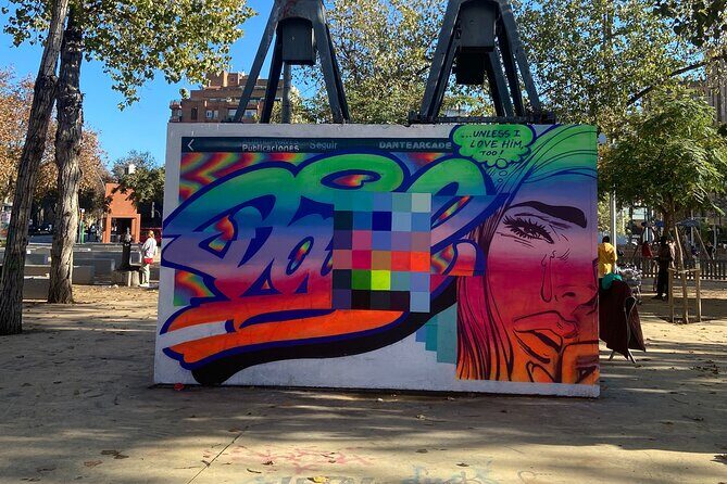 Barcelona Street Art Tour with Exclusive Artist Studios Visit - Crossing Toward Las Ramblas: When Art Meets the Crowd