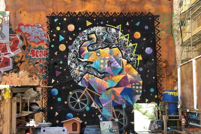Barcelona Street Art Tour with Exclusive Artist Studios Visit - BienCuadrado Studio Visit: From Wall Stories to Studio Methods