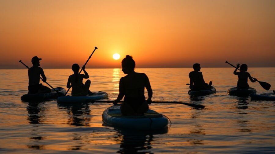 Barcelona: Sunrise Paddleboarding with Instructor and Photos - The start: gear, briefing, and feeling in control fast