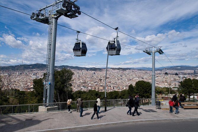 Barcelona: Teleferic de Montjuic Admission Ticket - Stop 1: Telefèric de Montjuïc for castle-area views and hill history