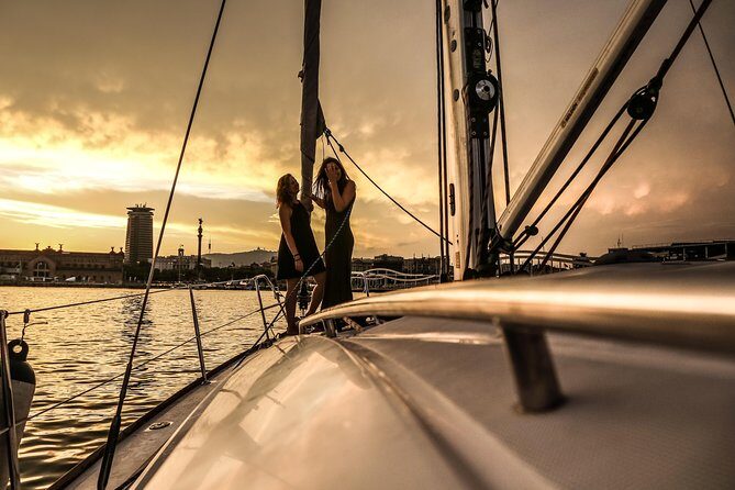 Barcelona Unique Sunset Sailing Experience with Tapas & Open Bar - Live Music Upgrade: Sax or Guitar Turns It Into an Event