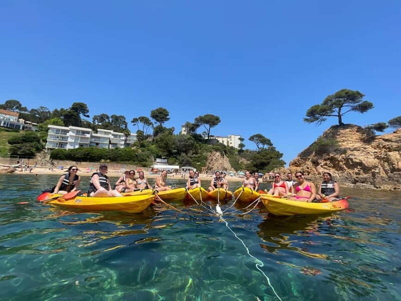 From Barcelona: Costa Brava Kayak & Snorkel Tour with Picnic - Platja d’Aro Kayak Time: Secluded Bays, Caves, and Real Coaching