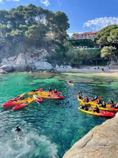 From Barcelona: Costa Brava Kayak & Snorkel Tour with Picnic - Snorkeling on Costa Brava: Silver Fish, Sea Urchins, and How to Keep Your Goggles Dry