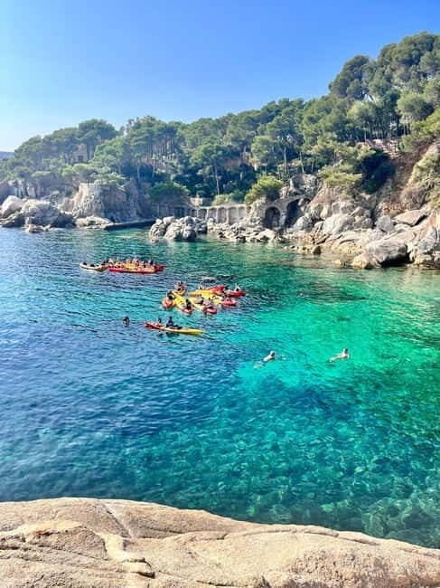From Barcelona: Costa Brava Kayak & Snorkel Tour with Picnic - Lunch at S’Agaró: Picnic by the Water (and a Real Breather)