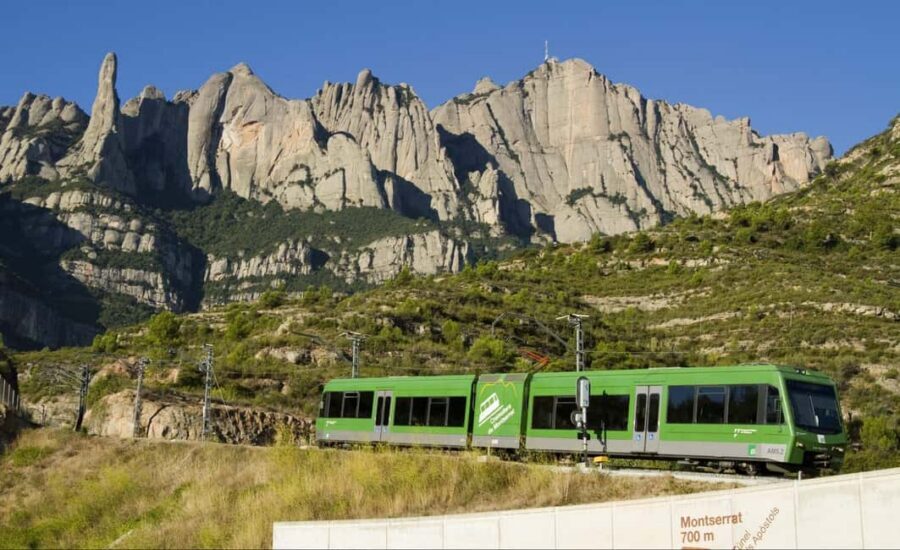 From Barcelona: Montserrat Tour, Rack Railway & Licor Taste - The Bus + 15-Minute Train Climb: Views Without the Hassle