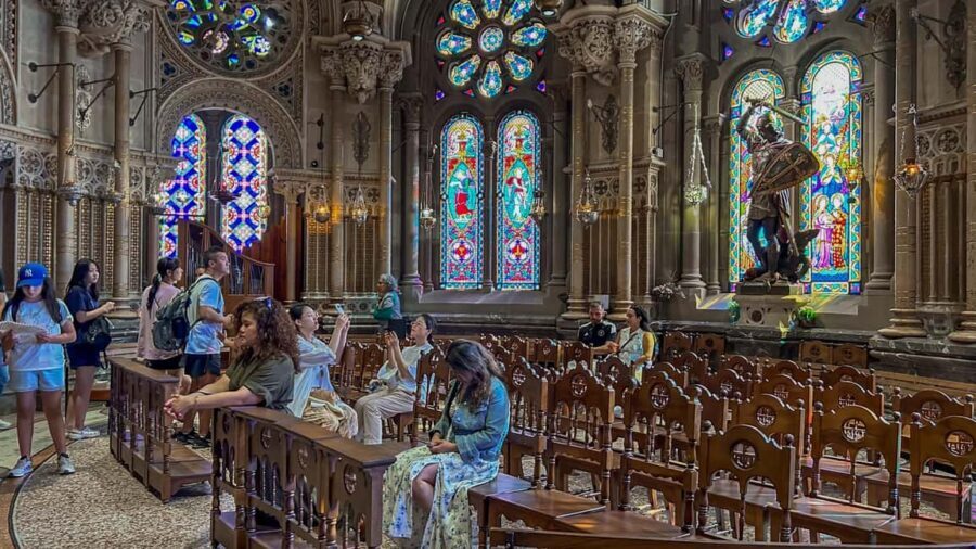 From Barcelona: Montserrat Tour, Rack Railway & Licor Taste - Inside Montserrat: Basilica, Throne of the Virgin, and the Morenata