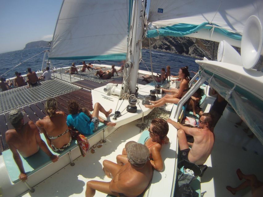 From Roses: Catamaran Cruise Cap Norfeu - Cadaqués - Cap Norfeu and Cala Jòncols: A Scenic Sail-Through You Can Appreciate Without Stress