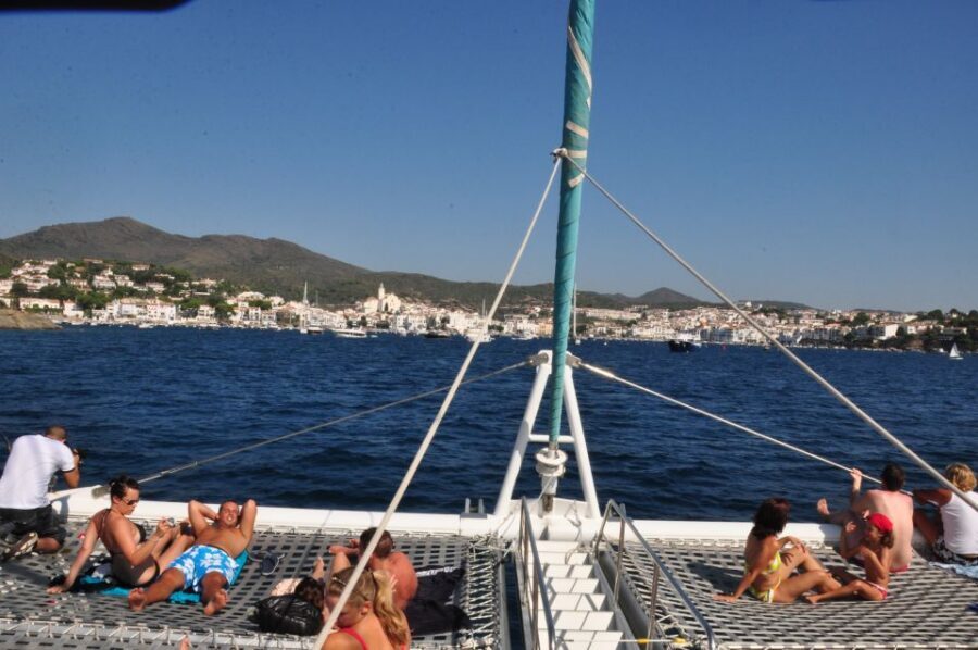 From Roses: Catamaran Cruise Cap Norfeu - Cadaqués - Racó de l’Home Stop: Where Swimming and Snorkeling Make Sense