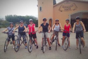 From Sitges: Bike Tour and Winery Visit with Free Hotel Pick Up. - Stop at Caves Romagosa Torne: Meet Montse in the Cellar