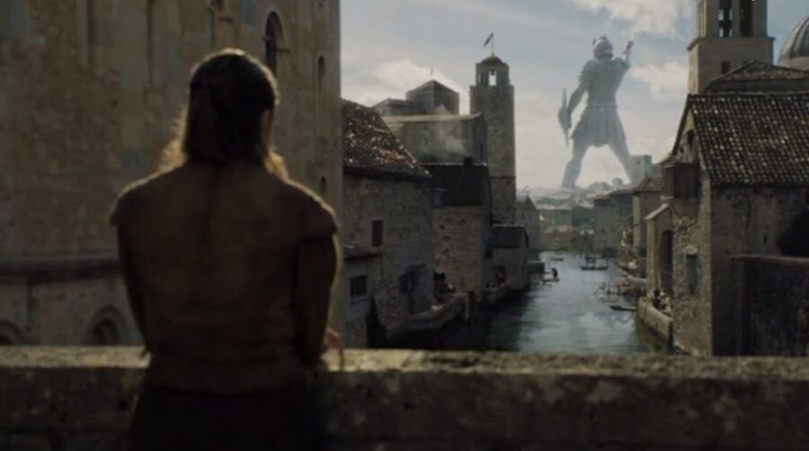 Girona: Game of Thrones Small Group Tour - Church of Sant Feliu surroundings: the final grand staircase