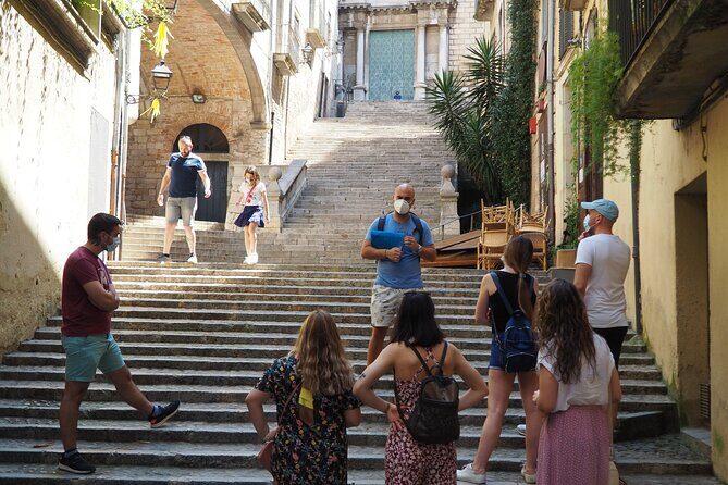 Girona History, Legends, and Food Walking Tour with food tasting - Girona Cathedral and Església de Sant Feliu: Big Symbols and Deep Legends
