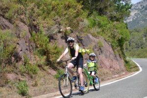Half Day Cycling Tour from Salou - Stop 1 at Salou Downhill Bikes: practice run and safety setup