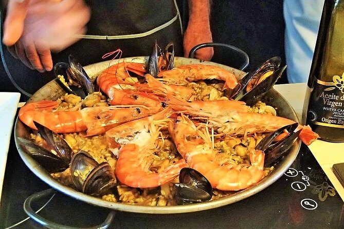 La Boqueria Market and Paella Cooking Class in Barcelona - The tapas and wine: your crash course in Spanish eating