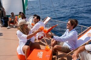 Live Music & Sunset Wooden Boat in Barcelona - Port Vell: the old port Olympic setting