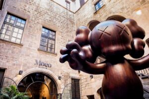 Moco Museum Barcelona Banksy & More - The big-name artist wall: Banksy, Warhol, Haring, Basquiat, Kusama