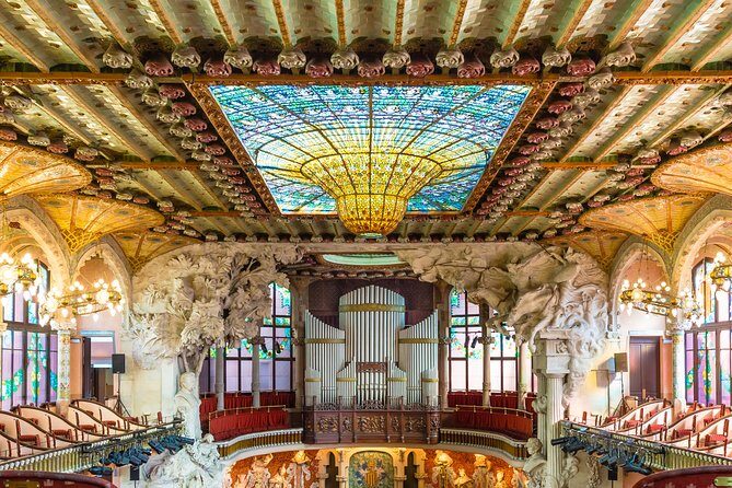 Palau de la Musica Catalana Admission Ticket with Audioguide - Stop 1: The Palace of Catalan Music hall circuit