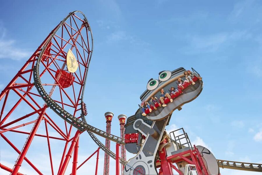 Salou: PortAventura Ferrari Land Admission Ticket - Beyond the coaster: Thrill Towers, Flying Dreams, Racing Legends