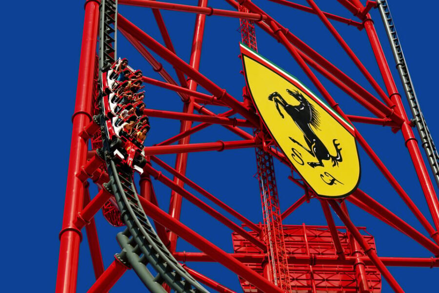 Salou: PortAventura Ferrari Land Admission Ticket - The Italy streets and the quieter family attractions