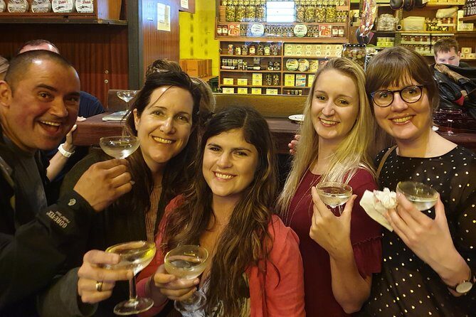 Sip, Sites & Bites Barcelona Food, Drinks & History Tour - Stop 1 in La Barceloneta: start with a true Catalan bar and serious Cava