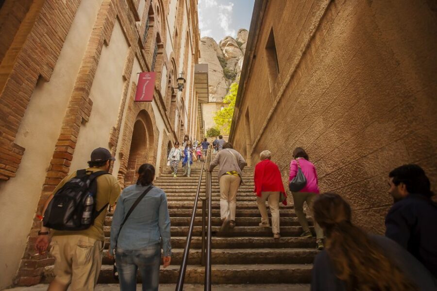 Tot Montserrat: Transport, Museum Tickets, and Lunch - Inside the Benedictine monastery: Audiovisual Gallery stop